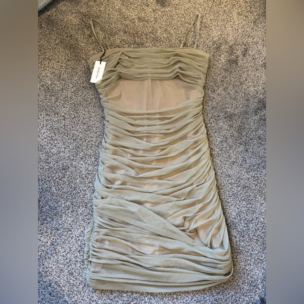 Babaton Luxor Ruched Dress